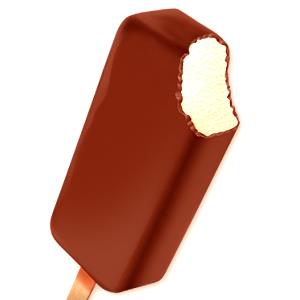 100 G Chocolate Covered Chocolate Ice Cream Bar or Stick