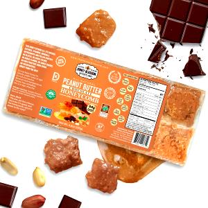 100 G Chocolate Covered Honey-Combed Hard Candy with Peanut Butter