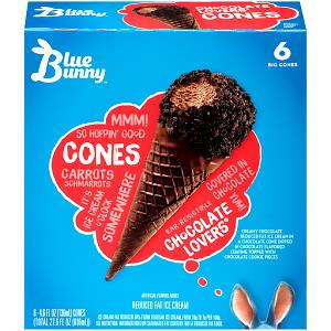 100 G Chocolate Covered or Dipped Ice Cream Cone (Flavors Other Than Chocolate)