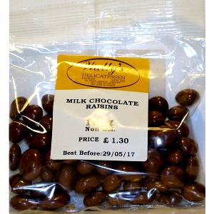 100 G Chocolate Covered Raisins