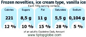 100 G Chocolate No Sugar Added Light Ice Cream