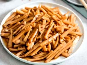 100 G Cooked Bamboo Shoots (Fat Added in Cooking)