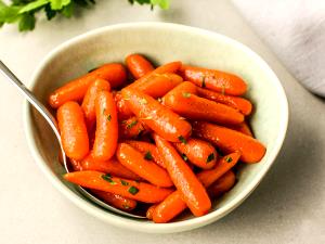 100 G Cooked Glazed Carrots (from Fresh)