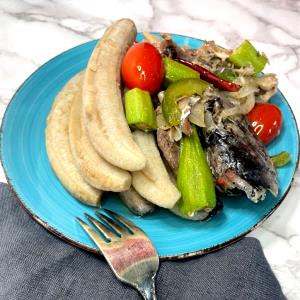 100 G Cooked Green Banana in Salt Water
