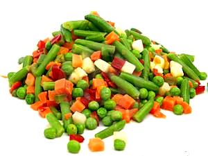 100 G Cooked Mixed Vegetables (Corn, Lima Beans, Peas, Green Beans and Carrots, Canned)