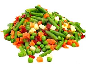 100 G Cooked Mixed Vegetables (Corn, Lima Beans, Peas, Green Beans and Carrots, from Canned, Fat Not Added in Cooking)