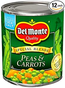100 G Cooked Peas and Carrots (from Canned)
