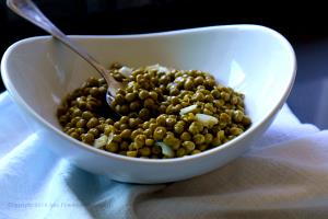 100 G Cooked Peas with Mushroom Sauce (Canned)