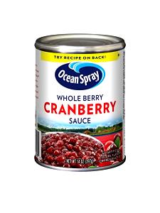 100 G Cranberry Sauce (Sweetened, Canned)