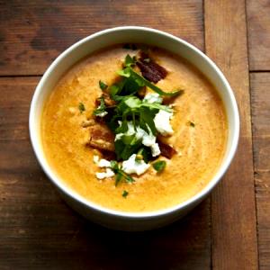 100 G Cream of Carrot Soup (Prepared with Milk)