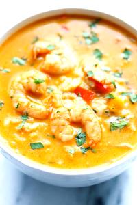 100 G Cream of Shrimp Soup (with Water)