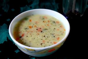 100 G Cream of Vegetable Soup (Prepared with Milk)