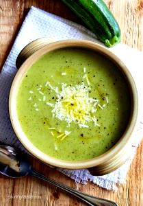 100 G Cream Of Zucchini Soup (Prepared with Milk)