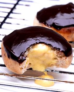 100 G Custard Filled Doughnut with Icing
