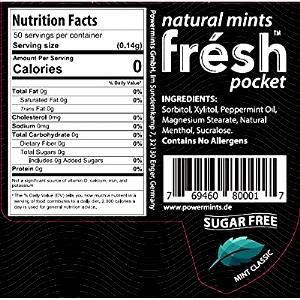100 G Dietetic or Low Calorie Mints