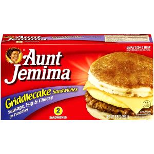 100 G Egg, Cheese and Sausage Griddle Cake Sandwich