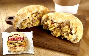 100 G Egg, Cheese and Sausage on Biscuit