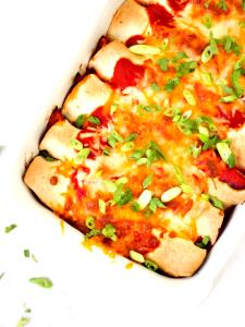100 G Enchilada with Chicken and Cheese in Tomato- Based Sauce