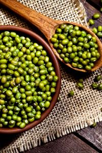 100 G Fat Not Added in Cooking Cooked Mungo Beans