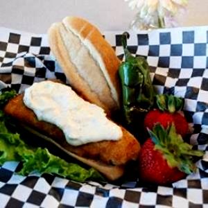 100 G Fish Sandwich with Tartar Sauce