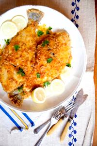 100 G Fried Floured or Breaded Flounder