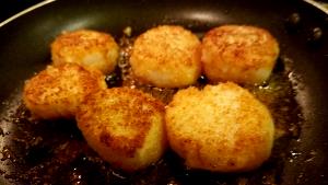 100 G Fried Floured or Breaded Scallops