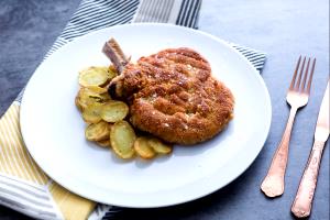 100 G Fried Veal Cutlet or Steak (Lean Only Eaten)