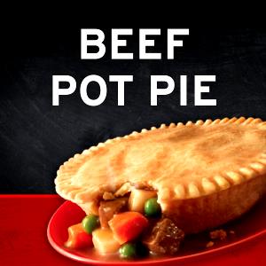 100 G Frozen Entree Beef Pot Pie