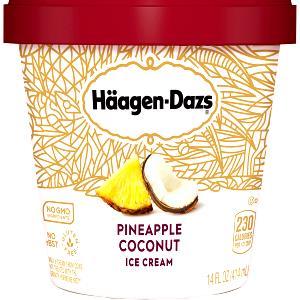 100 G Frozen Pineapple-Coconut Ice