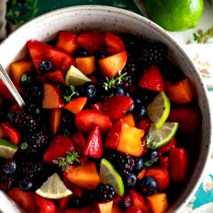 100 G Fruit Salad with Pudding