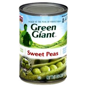 100 G Green Peas (Drained Solids, Canned)