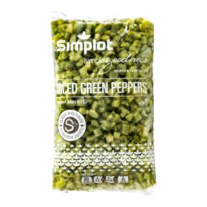 100 G Green Peppers (Chopped, Frozen)