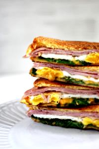100 G Grilled Ham and Cheese Sandwich