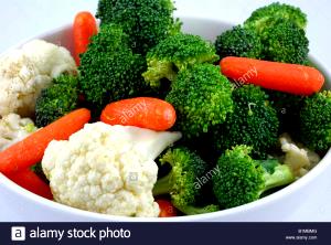 100 G Ham, Potatoes and Vegetables (Including Carrots, Broccoli, and/or Dark-Green Leafy, Mixture)