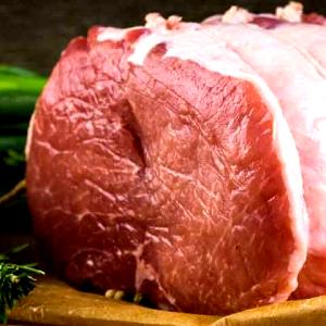 100 G Ham (Whole, Lean Only, Cured, Roasted)