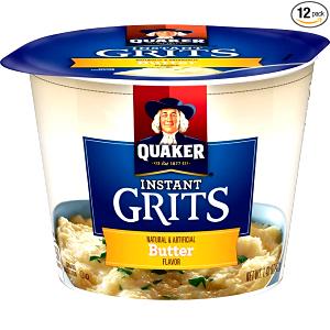 100 G Instant Flavored Grits (Fat Added in Cooking)