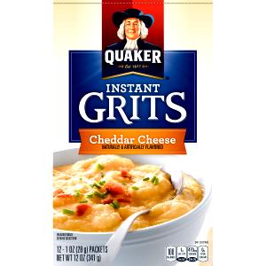 100 G Instant Grits with Cheese (Fat Not Added in Cooking)