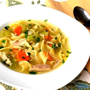 100 G Instant Shrimp or Chicken Noodle with Egg Soup