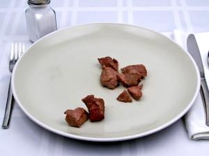 100 G Lamb Shoulder Blade (Lean Only, Trimmed to 1/4" Fat, Choice Grade, Cooked, Braised)