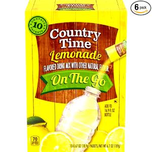 100 G Lemonade Flavored Drink with Sugar (made From Powdered Mix)