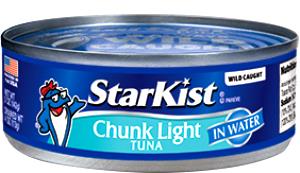 100 G Light Tuna Fish (Drained Solids In Water, Canned)