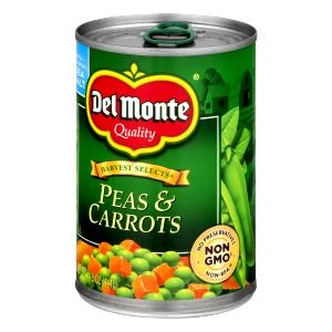 100 G Low Sodium Peas and Carrots (Canned)
