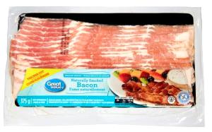 100 G Lower Sodium Smoked or Cured Bacon