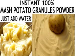 100 G Mashed Potato made with Water (from Dry)
