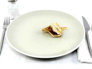100 G Meat and Cheese Turnover in Tomato-Based Sauce