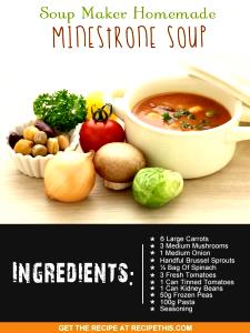 100 G Minestrone Soup (Home Recipe)