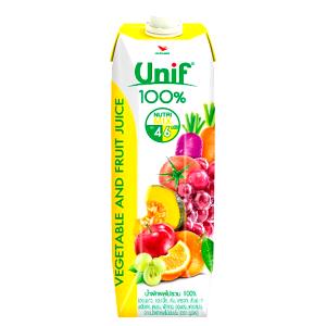 100 G Mixed Vegetable and Fruit Juice (with Added Nutrients)