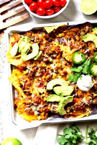 100 G Nachos with Beef, Beans and Cheese