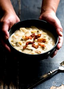 100 G New England Clam Chowder (with Milk)