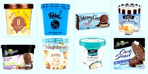 100 G No Sugar Added Fat Free Ice Cream (Flavors Other Than Chocolate)